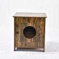 Caixa de areia de madeira moderna de móveis de gato de luxo